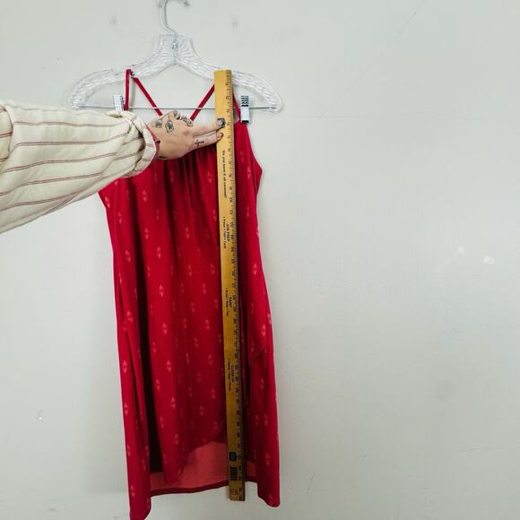 Fig Red Asymmetrical Tank Dress Women’s Size S - Picture 3 of 6